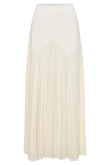 Odette Slinky Maxi Skirt - Ivory
