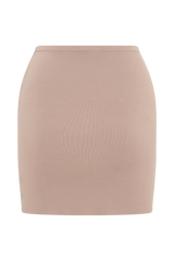 Klara Knit Mini Skirt - Taupe